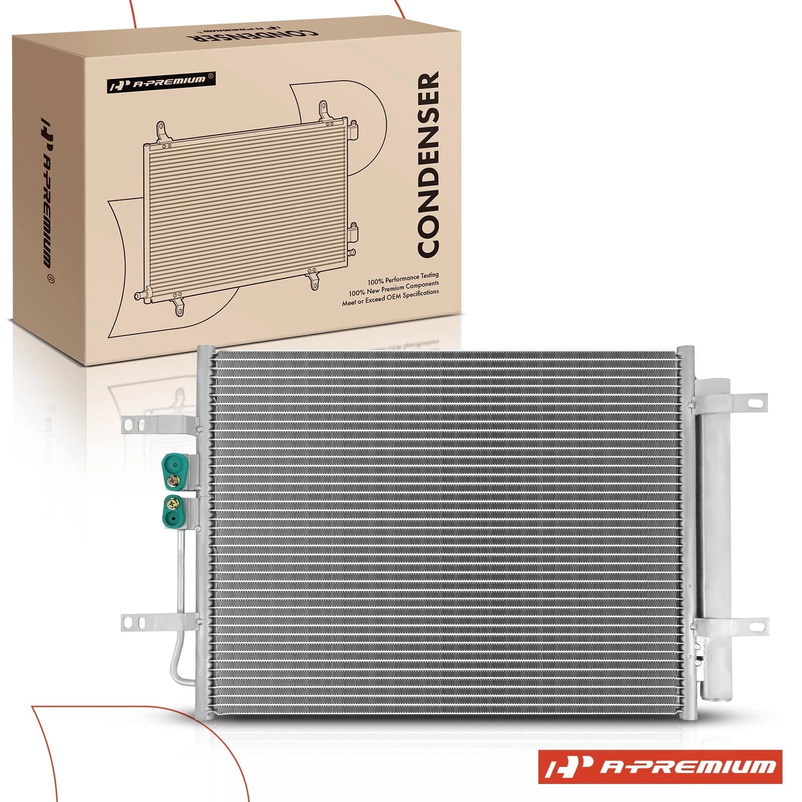 A/C Condenser with Bracket & Receiver Drier for Hyundai Ioniq (2017–2020)