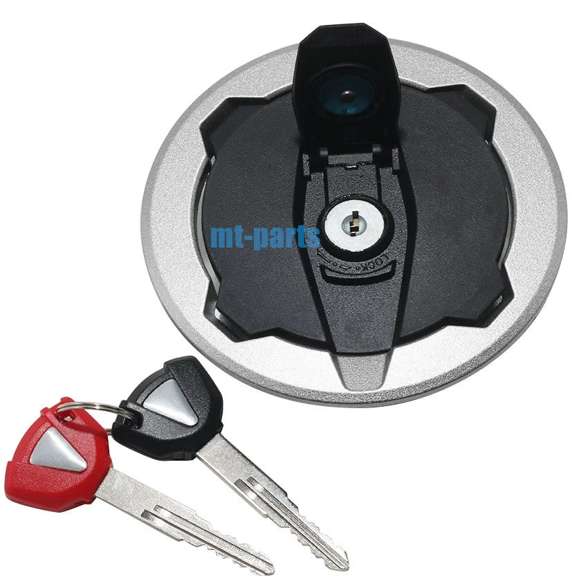 Fuel Gas Tank Cap Cover with Keys for Kawasaki KLE300 Versys-X 300 (2017–2022) 51049-0735