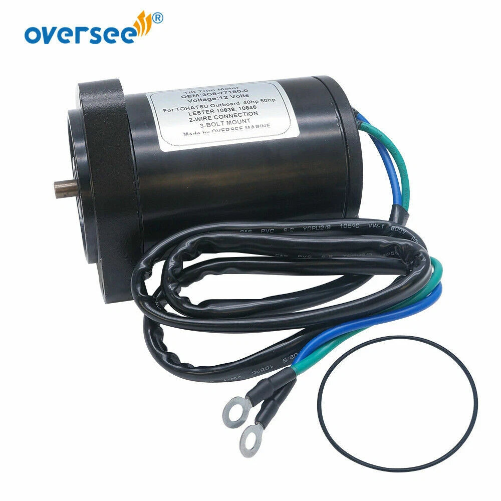 Tilt Trim Motor for Tohatsu Outboard 40HP 50HP (3C8-77180, Lester10838)
