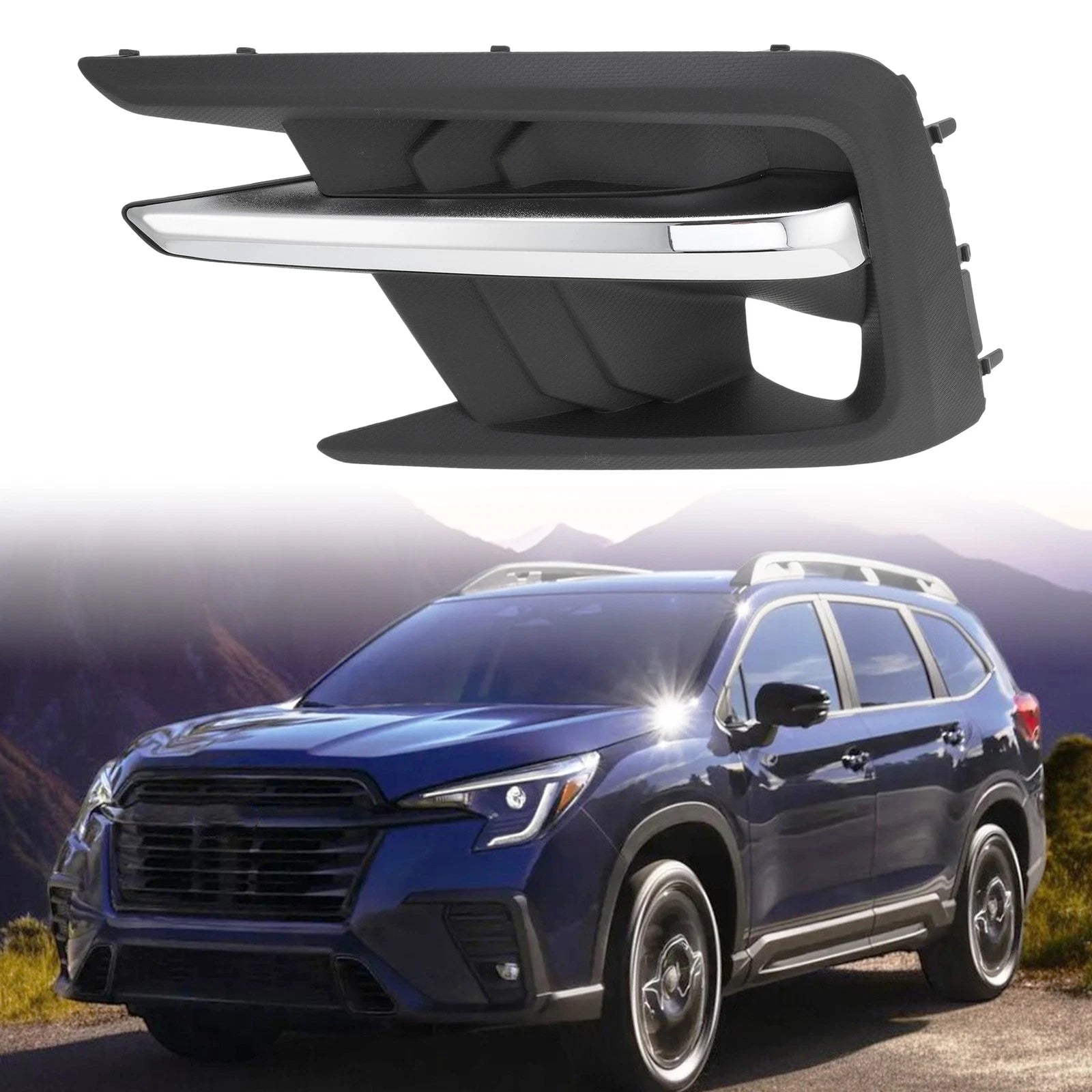 Left Side Front Bumper Fog Light Lamp Cover 57731XC03A for Subaru Ascent (2019–2021)