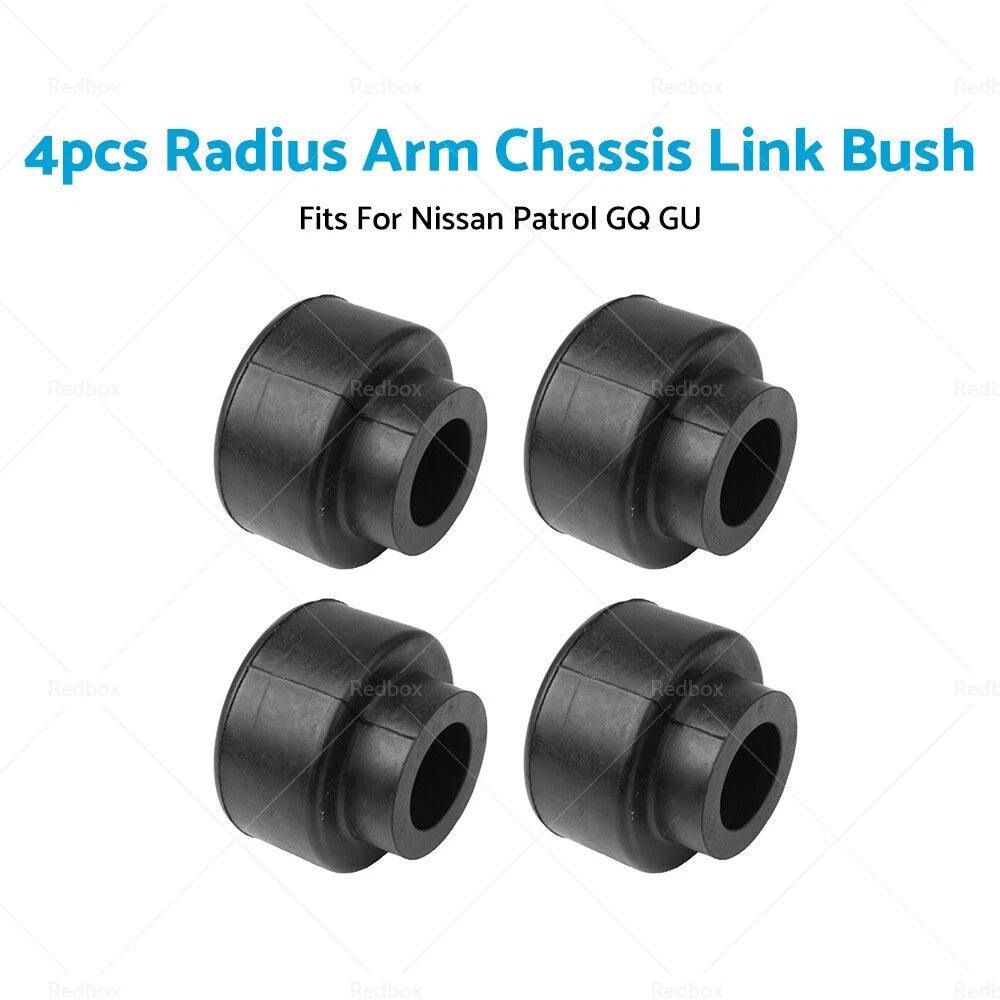 Set of 4 Radius Arm Chassis Link Bush for Nissan Patrol GQ Y60 GU Y61