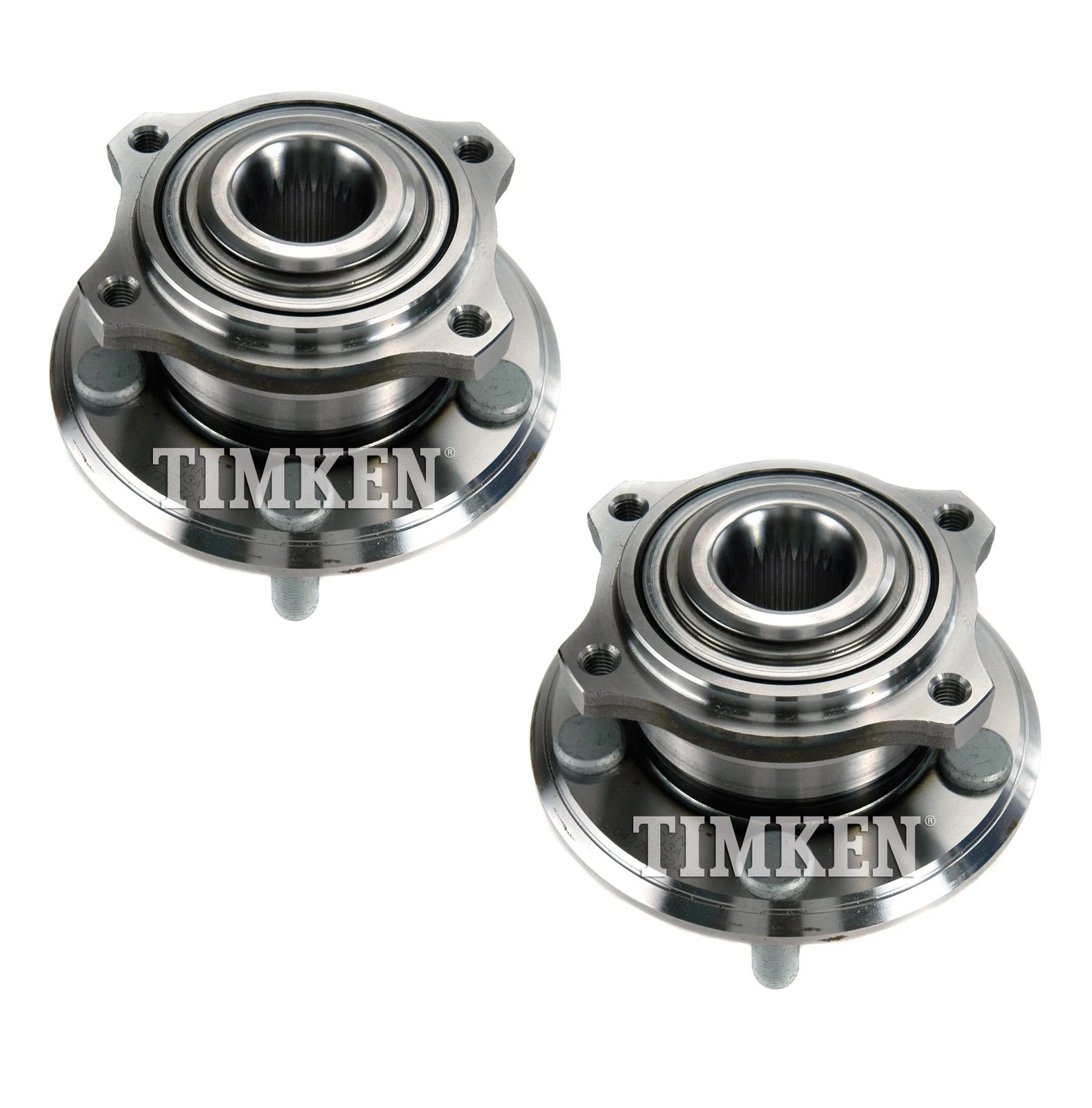 Set of 2 Rear Timken Wheel Bearing & Hub Assemblies for Chrysler Dodge RWD