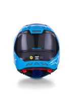 Alpinestars Supertech S M10 Flood Helmet for Off-Road (Large, Metallic Blue)