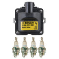 Set of 4 Bosch Ignition Coils & NGK Platinum Spark Plugs for Skylark 4Runner