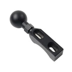 Universal Ball Head Base GPS Phone Holder Clamp for Motorcycle - Black