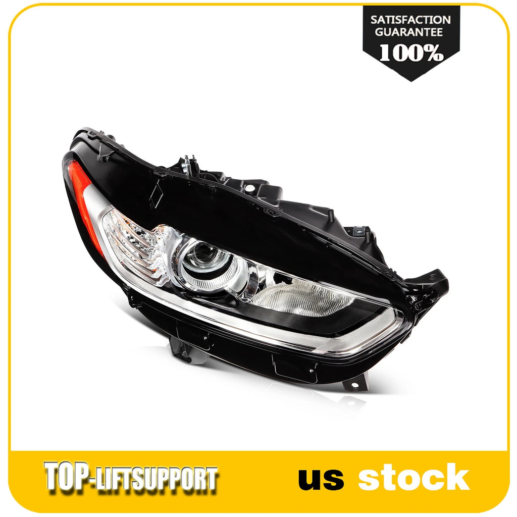 Right Passenger Side Headlight Assembly with Projector for Ford Fusion (2013–2016)