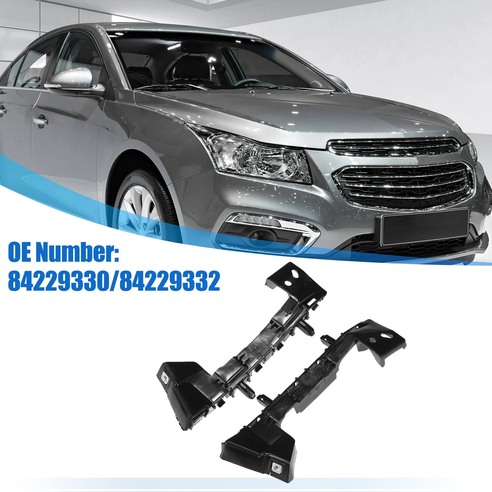 Pair Front Bumper Brackets for Chevrolet (No. 84229330/84229332)