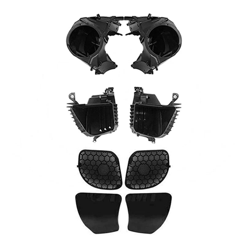 Fairing Storage Glove Box Door Speaker Grilles for Harley Touring FLTR (2015–2023)