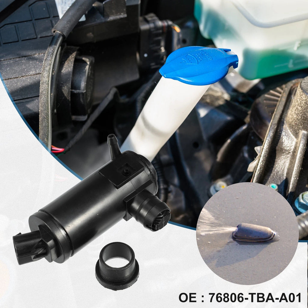 Windshield Washer Motor Pump with Grommet for Honda Civic (2016–2020)