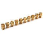 10PCS M5 Thread Main Jets Kit for Motorcycle (100-140 Size)