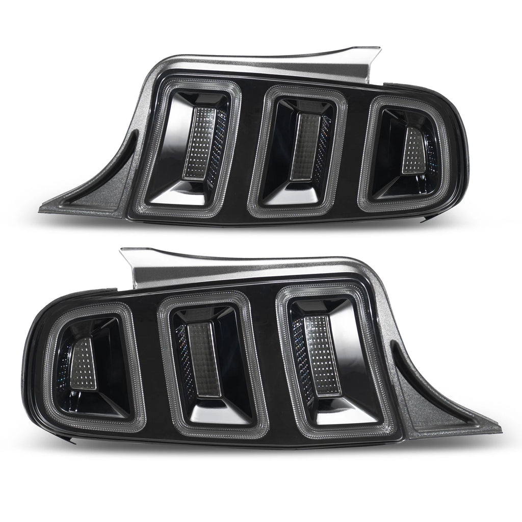 LED Tail Lights for Ford Mustang (2010–2014) w/Sequential Black Brake Pair