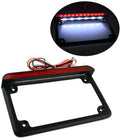 6" LED License Plate Frame with Tail Brake Light for Universal Motorcycle