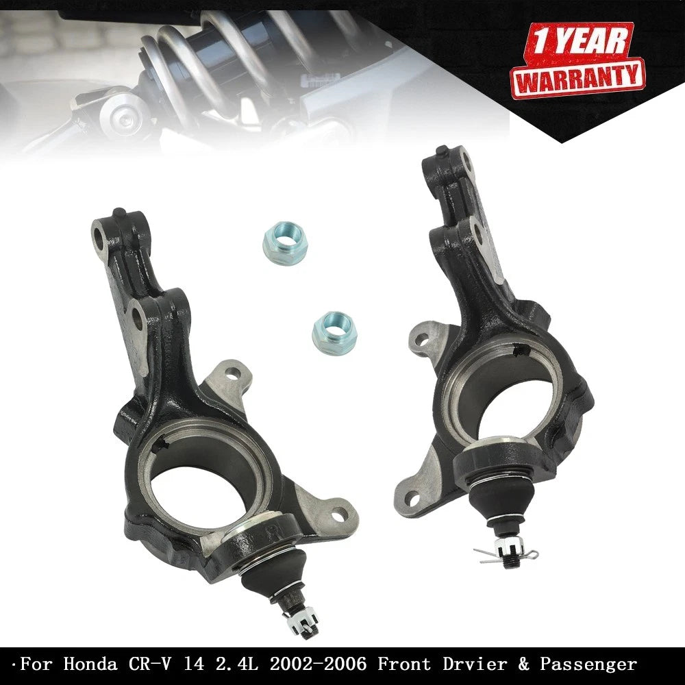 Set of 2 Steering Knuckles for Honda CR-V (2002–2006)