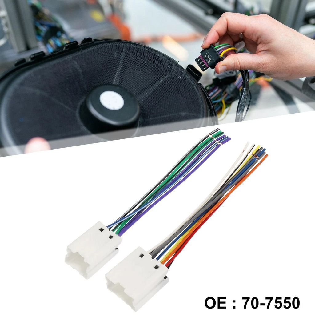 Wiring Harness Set for Nissan Car Stereo CD Player (70-7550)