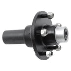 Set of 4 Spindle Trailer Hub Kit 5 on 5" Round (Pre-assembled, Pre-lubricated)