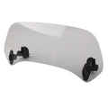 Adjustable Windshield Spoiler Deflector for Motor - Smoke