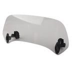Adjustable Windshield Spoiler Deflector for Motor - Smoke