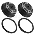 2 Front Brake Drum Wheel Hub w/Seal for Kawasaki Mule 4010 KAF620 KAF950 (2009–2024)