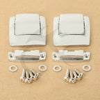 Chrome Razor Chopped Trunk Latch Hinges for Harley Touring (1988–2013)