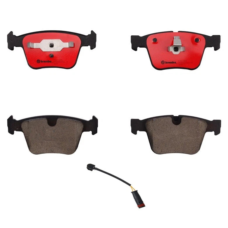 Set of 4 Rear Ceramic Brake Pads & Sensor for Mercedes C216 R231 (2006–2014)