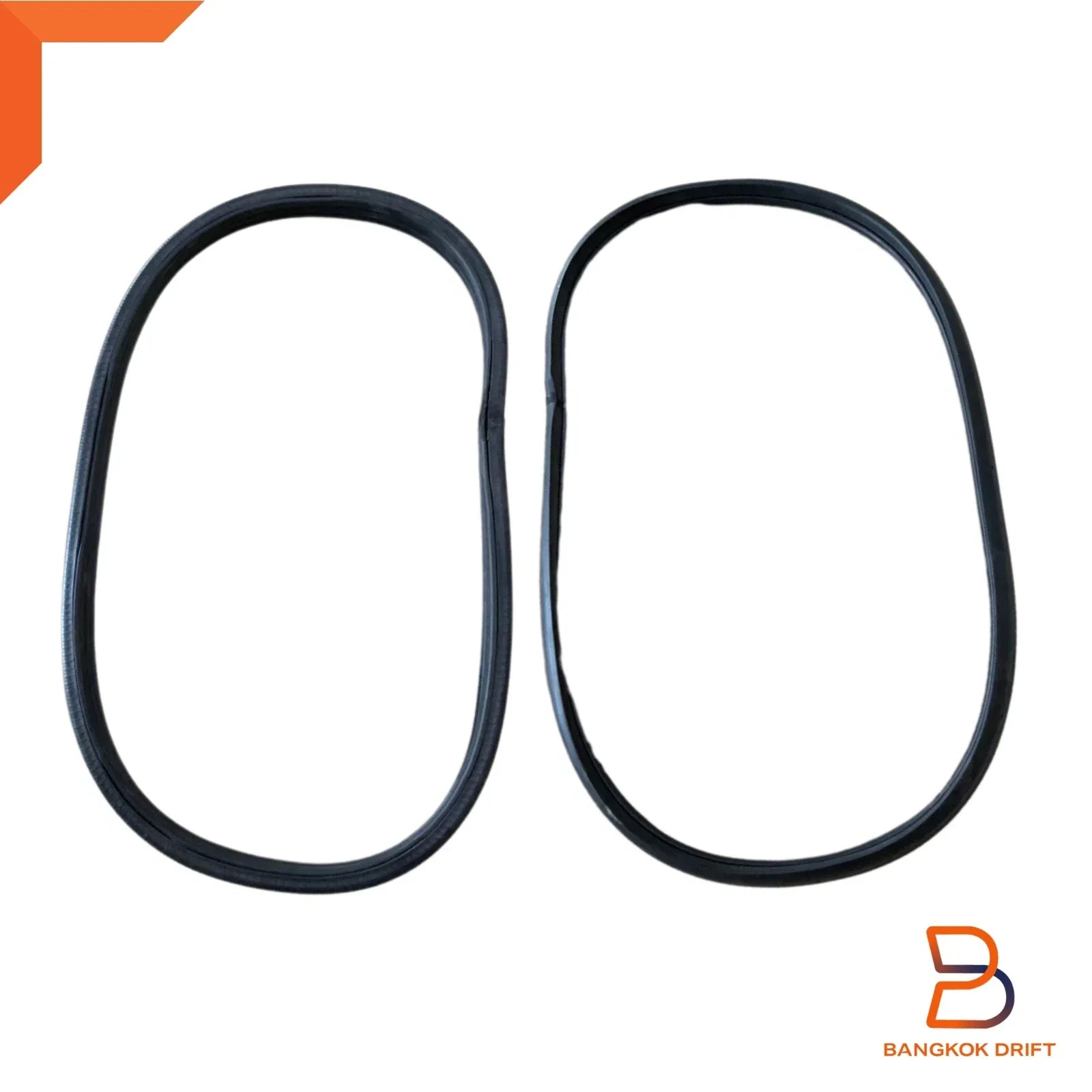 LH & RH Glass Weatherstrip Rubber Seal for Holden Rodeo Space Cab (88-02)
