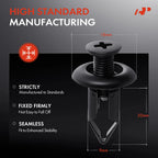 30x 9mm Front Bumper Screw-Type Clips for Nissan