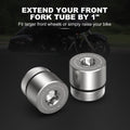 1" 49MM Fork Tube Extender 45500117 for Harley Electra Glide FLHT FLHTCU (2014–2023)