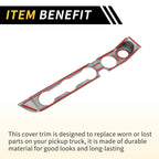Carbon Fiber Console AC Switch Button Control Trim for Toyota Tacoma (2016–2023)
