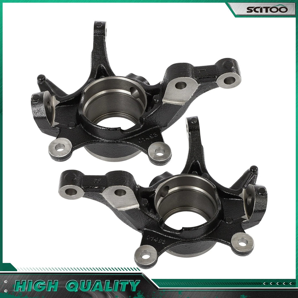 2X Front Steering Knuckle for Hyundai Elantra, Elantra GT, Veloster (2013–2014)