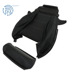 Leather Seat Cover for Mercedes Benz C300 (2015–2021) Driver Bottom Black