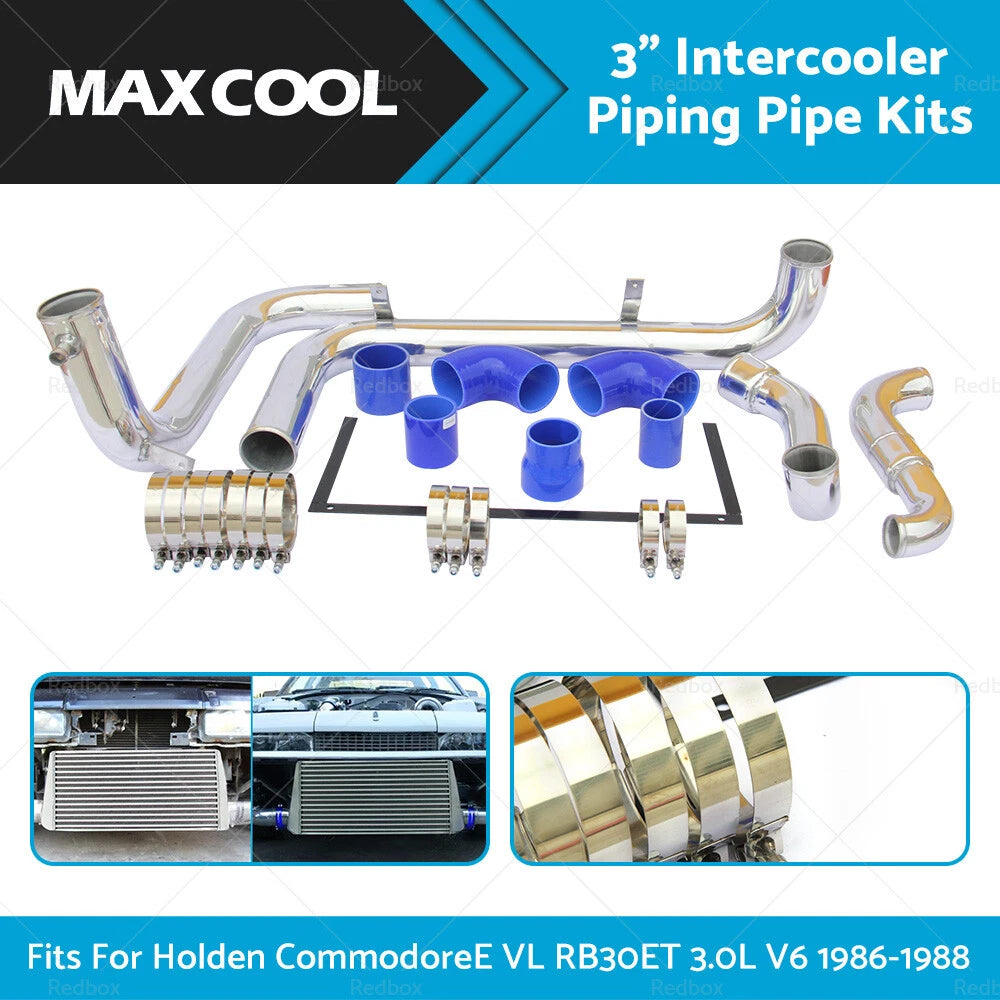 3" Intercooler Piping Kit for Holden Commodore VL RB30ET 1986–1988
