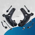 Set of 8 Front Lower Control Arms Tie Rod Ends Sway Bars for Hyundai Veloster (2012–2017)