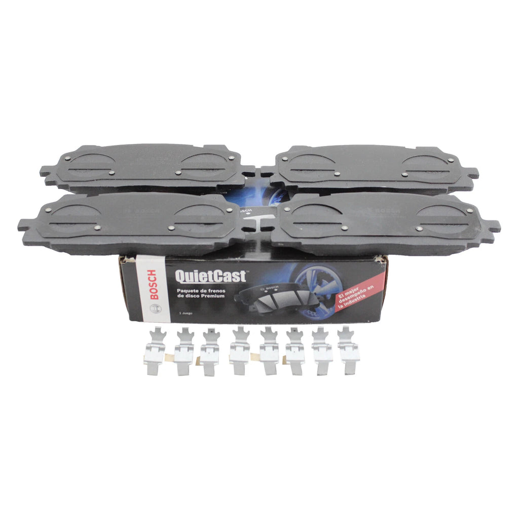 Bosch Front QuietCast Brake Pads w/ Hardware for