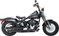 3" Twin Slash Slip-On Mufflers for Vance & Hines (46842)