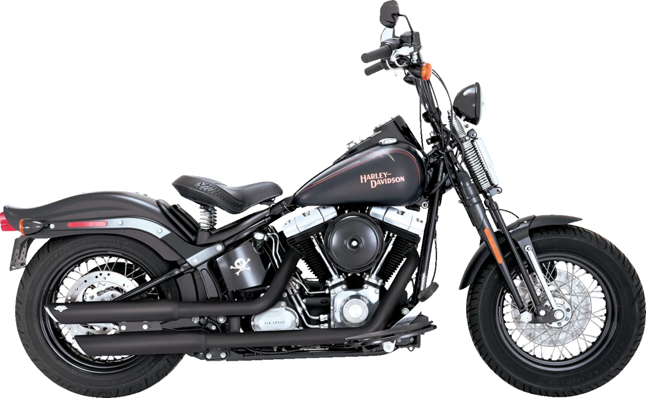 3" Twin Slash Slip-On Mufflers for Vance & Hines (46842)
