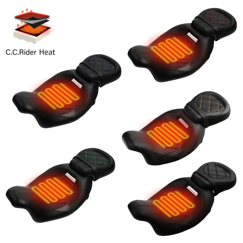 Heated Seats for Harley Electra Glide & Street Glide (2009–2023)