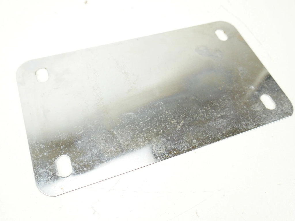 Chrome License Plate Flat Mounting Bracket for Harley-Davidson