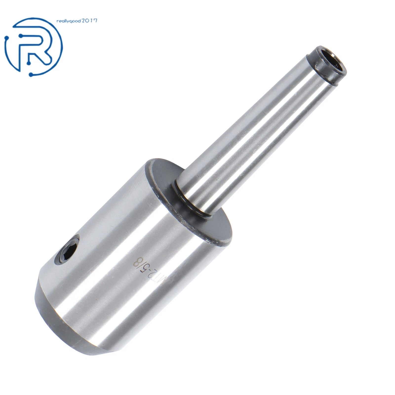 MT2 Taper End Mill Tool Holder Adapter for Single End Mills (5/8", 3/8"-16)