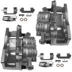 Front Brake Calipers with Bracket for Chevrolet GMC Isuzu Saab Buick