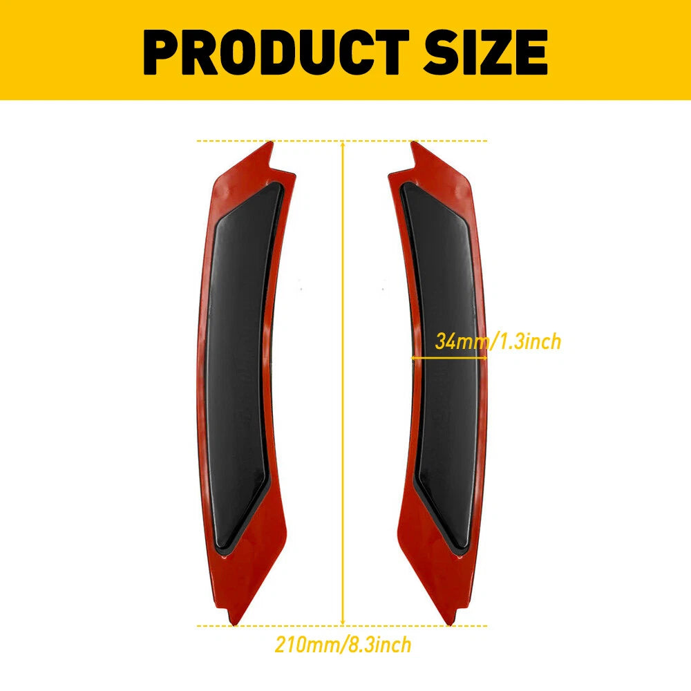 Pair Front Bumper Reflectors for BMW E90 E91 LCI (2009–2011) Amber