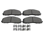 Set of 4 Akebono ProACT Front Disc Brake Pads for Ford F-350 Super Duty (2017–2020)
