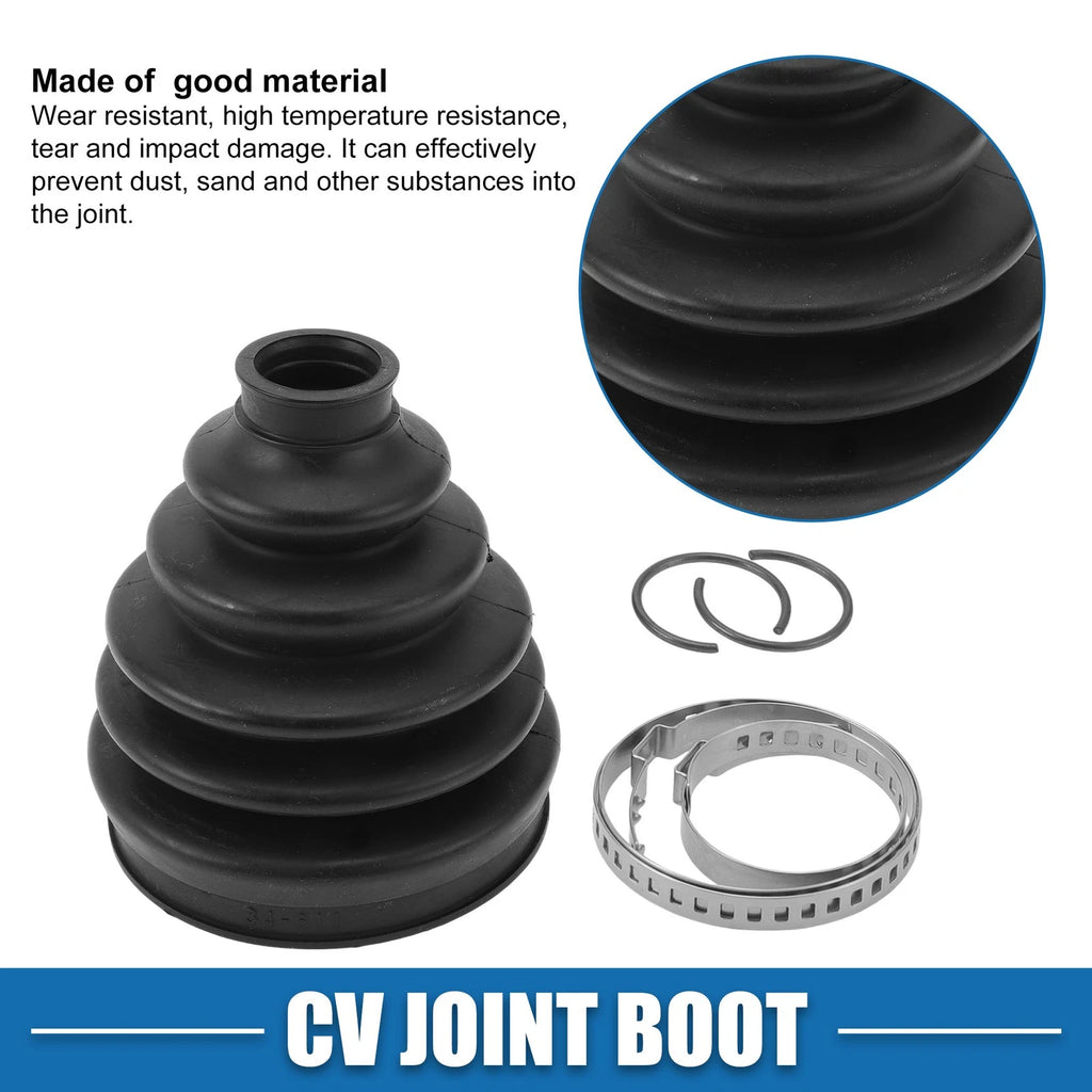 Outer CV Joint Boot Kit w/ Clamps for Audi A3, Q7 (2017–2020)