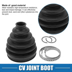 Outer CV Joint Boot Kit w/ Clamps for Audi A3, Q7 (2017–2020)