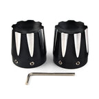 Front Axle Nut Covers for Harley Dyna Fatboy Electra Street Glide Road King