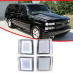 Clear White LED Corner Side Marker Lights for Chevy C/K 1500 2500 3500 (1994–1998)