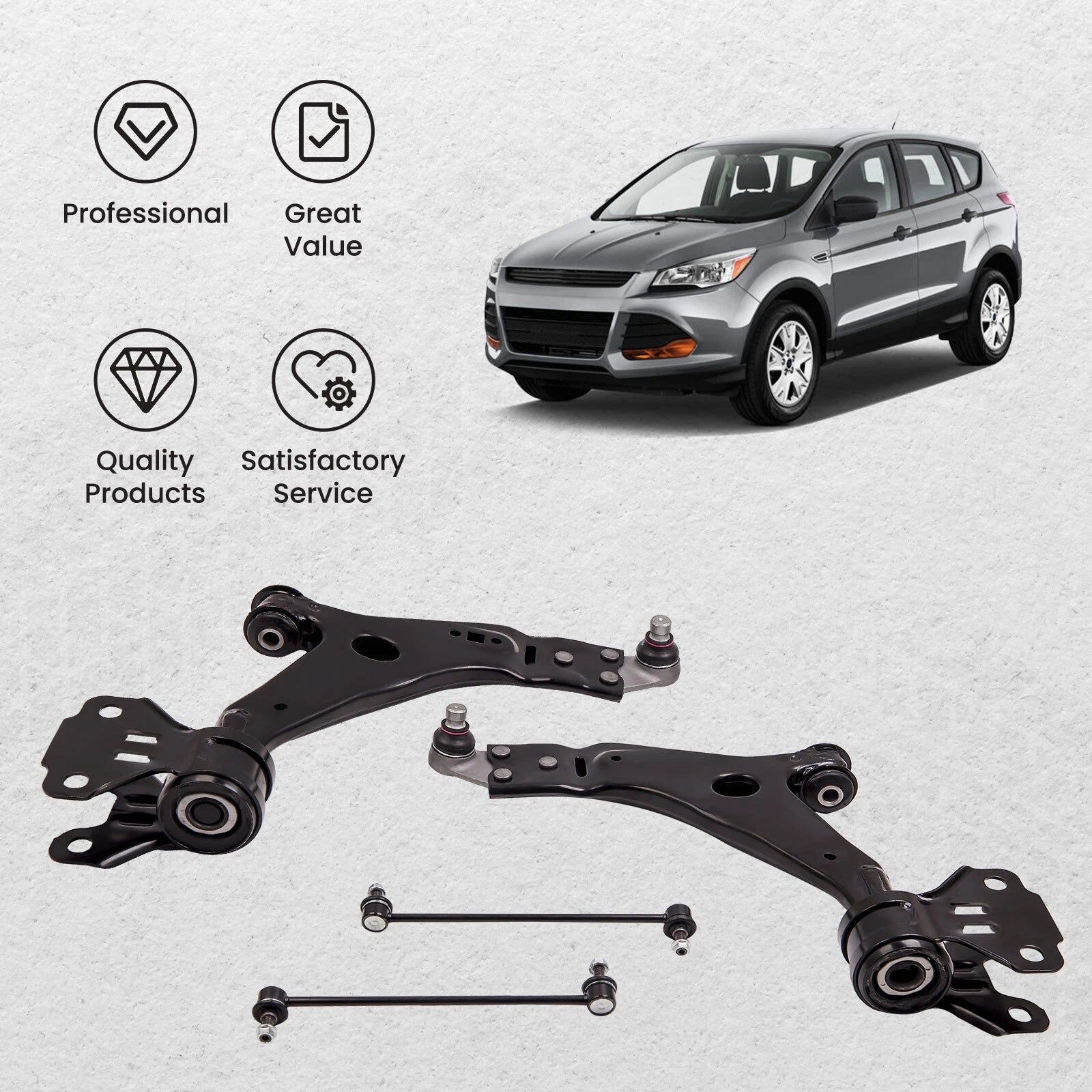 Front Lower Control Arm & Ball Joint for Ford Escape (2013-2015)