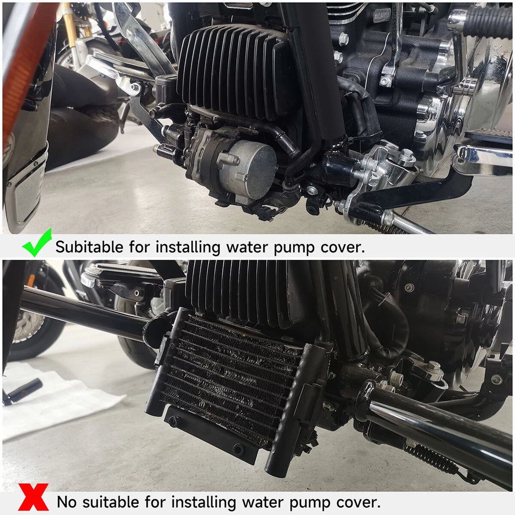 Matte Water Pump Cover for Harley Touring Electra Road Glide Ultra Limited (2014–2016)