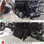 Matte Water Pump Cover for Harley Touring Electra Road Glide Ultra Limited (2014–2016)