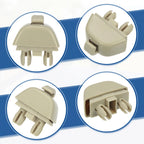Set of 4 Sun Visor Hook Clips for Volkswagen Audi  Beige