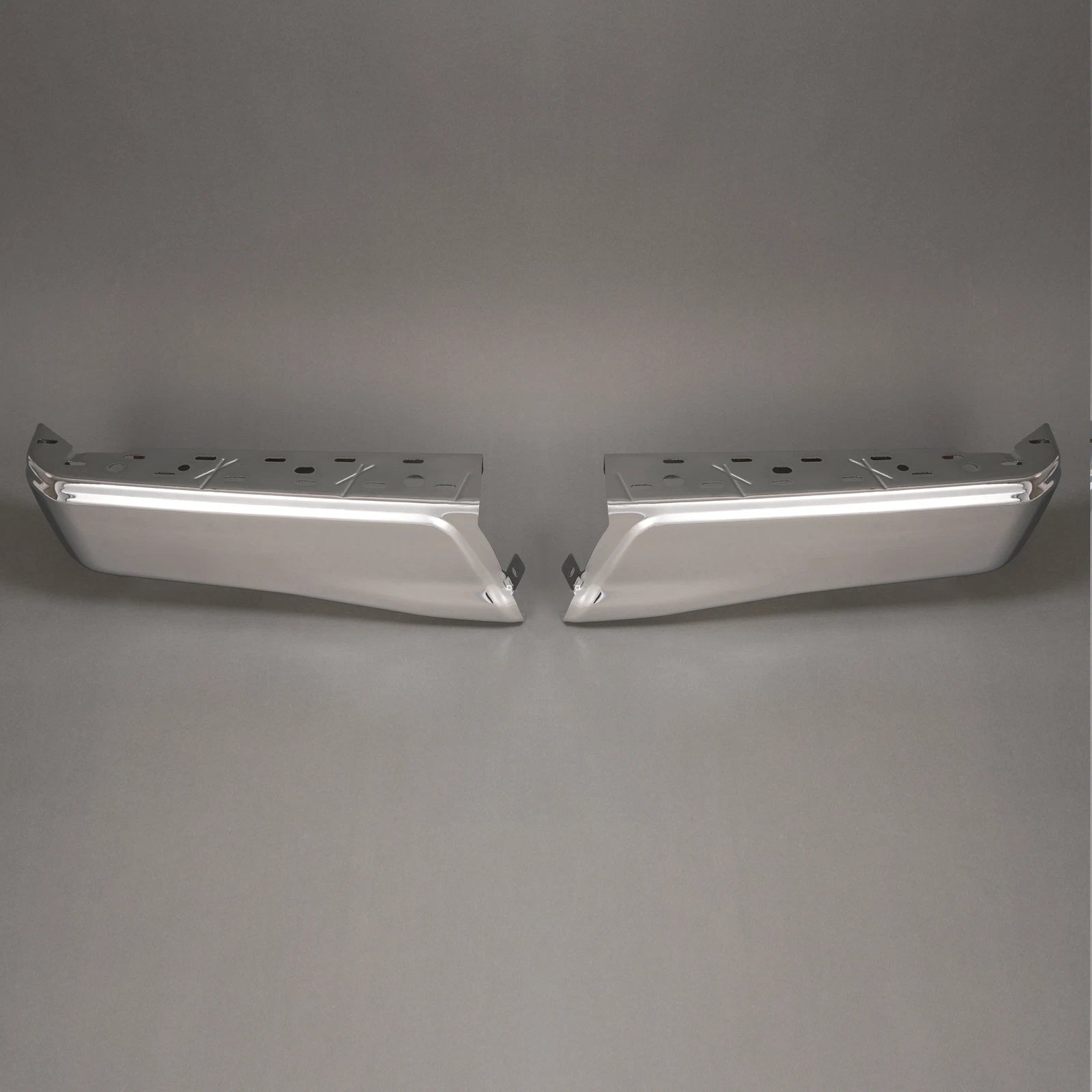 Pair Rear Bumper End Caps for Ford F-150 (2015–2020) Chrome